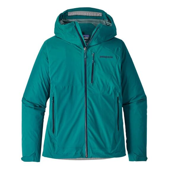 Patagonia Womens Stretch Rainshadow Jacket Blue Hooded Waterproof Gorpcore S - Picture 1 of 9